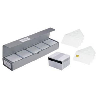 Karte aus PVC, 30 mil, silber, 500 Karten