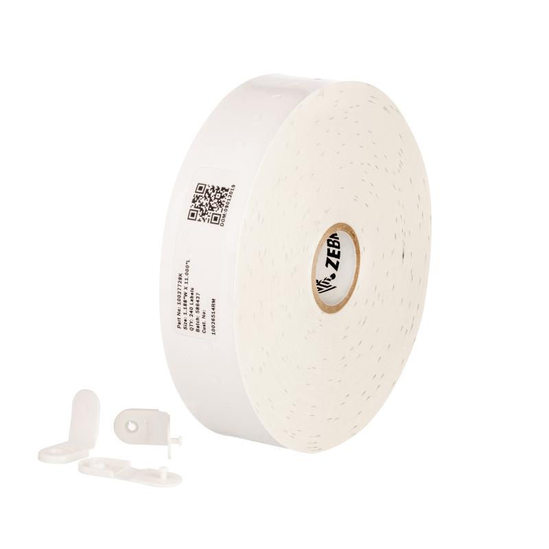 Z-Band QuickClip, 30,2 x 279,4mm, 240/Rolle, 6 Rollen/Box, Kern: 25,4mm, Farbe: Weiß