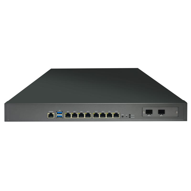 1U Network Appliance 1681, Core i5-8500, 16GB RAM, 256GB SSD, 8x GLAN 1U Network Appliance 1681, Core i5-8500, 16GB RAM, 256GB SSD, 8x GLAN
