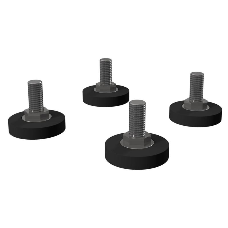 4x Zebra Feet for Rack Mounts 4x Zebra Feet for Rack Mounts