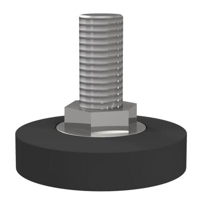 Zebra Replacement Foot for Rack Mounts Zebra Replacement Foot for Rack Mounts