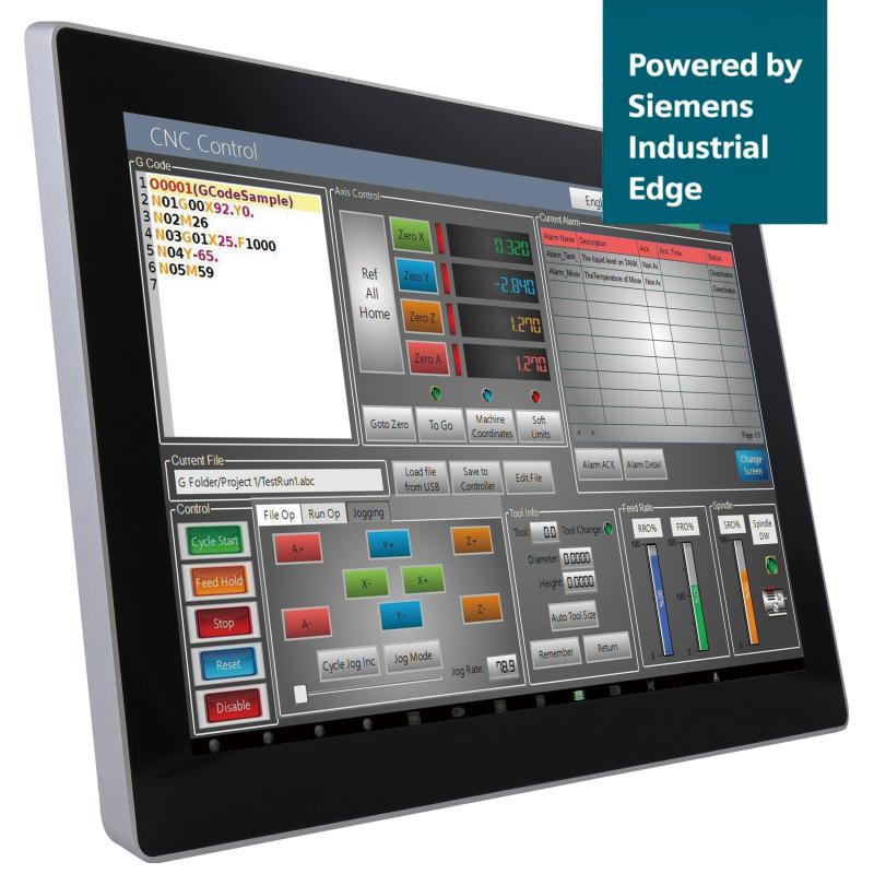 Panelmaster 1691 für Siemens Industrial Edge, 15.6" Panel PC, J6412, 8GB, 128GB SSD Panelmaster 1691 für Siemens Industrial Edge, 15.6" Panel PC, J6412, 8GB, 128GB SSD