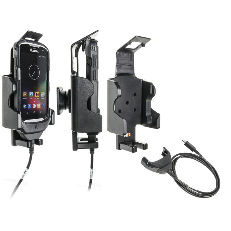 3-Punkt-Halterung, Kugelgelenk (Tilt Swivel), passend für: TC5X (mit Schutzhülle und USB-Ladeschale 3-Punkt-Halterung, Kugelgelenk (Tilt Swivel), passend für: TC5X (mit Schutzhülle und USB-Ladeschale