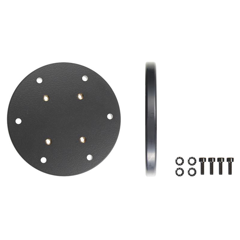 Montageplatte, für Pedestal Mount, rund, 100 mm, AMPS-holes, inkl.: Schrauben Set Montageplatte, für Pedestal Mount, rund, 100 mm, AMPS-holes, inkl.: Schrauben Set