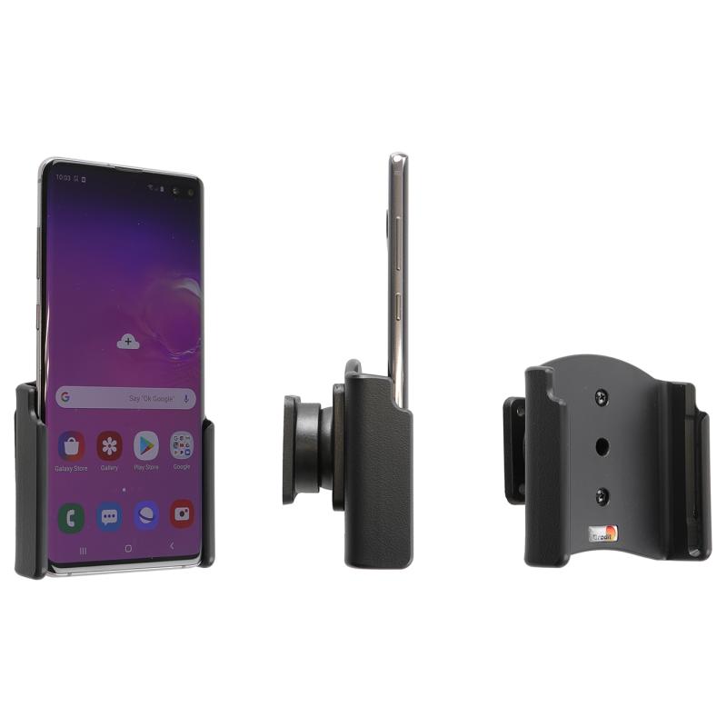 Halterung, Kugelgelenk (Tilt Swivel), passend für: Samsung Galaxy S10+ Halterung, Kugelgelenk (Tilt Swivel), passend für: Samsung Galaxy S10+