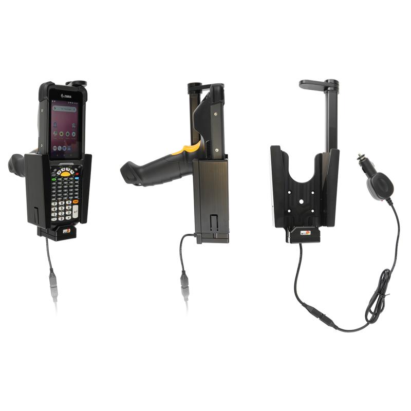 KFZ-Ladestation, mit Verriegelung, Kabeltyp: gerade, inkl.: KFZ-Netzteil (12/24 V), passend für: MC9 KFZ-Ladestation, mit Verriegelung, Kabeltyp: gerade, inkl.: KFZ-Netzteil (12/24 V), passend für: MC9