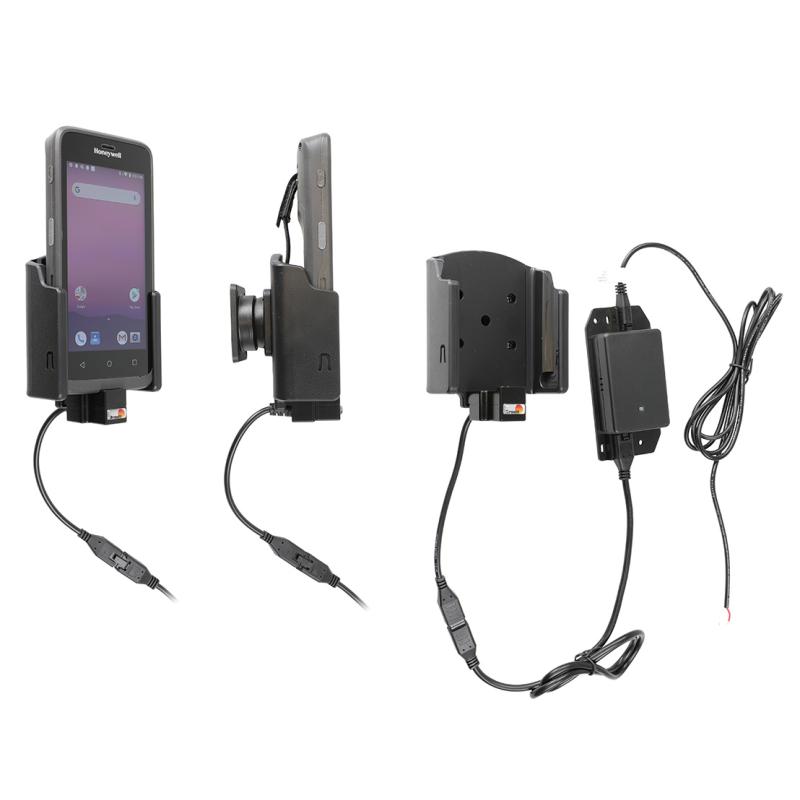 KFZ-Ladestation zur Festmontage, Kugelgelenk (Tilt Swivel), inkl.: KFZ-Netzteil (12/24 V), passend f KFZ-Ladestation zur Festmontage, Kugelgelenk (Tilt Swivel), inkl.: KFZ-Netzteil (12/24 V), passend f