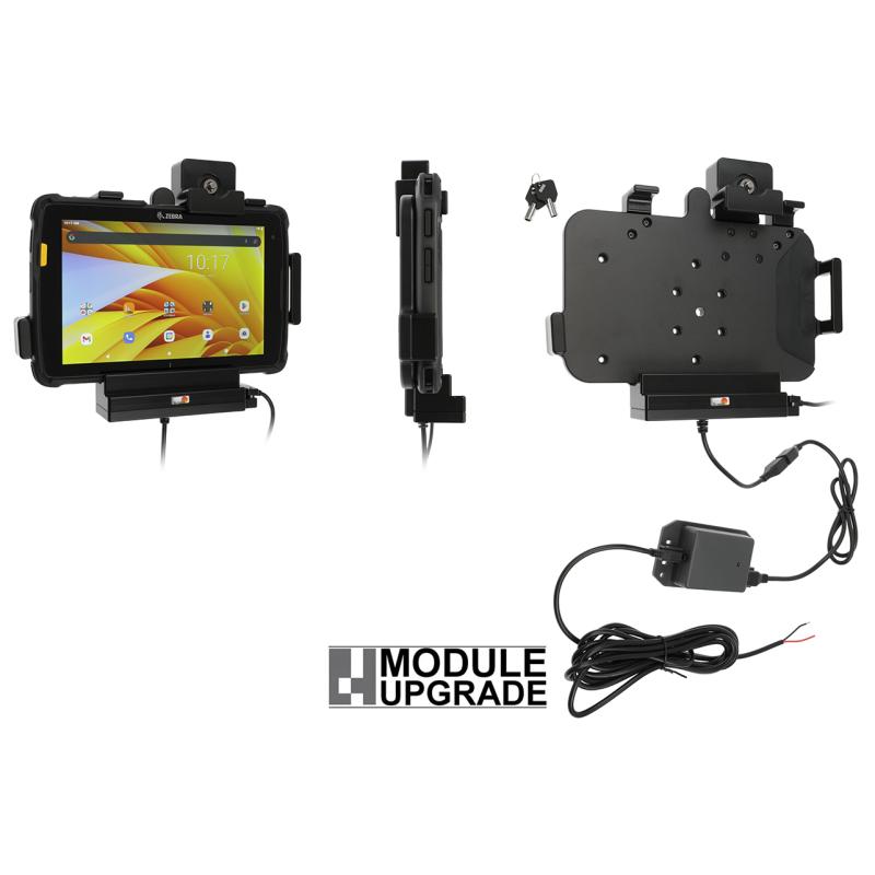 Aktive Halterung, feste Installation, für Geräte mit Schutzhülle, AMPS und VESA75, Schlossvorrichtun Aktive Halterung, feste Installation, für Geräte mit Schutzhülle, AMPS und VESA75, Schlossvorrichtun