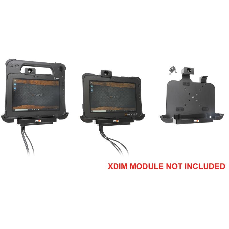 Halterung, mit Verschluss, Schloss mit zwei Schlüsseln, passend für: L10, separat bestellen: XDIM Mo Halterung, mit Verschluss, Schloss mit zwei Schlüsseln, passend für: L10, separat bestellen: XDIM Mo