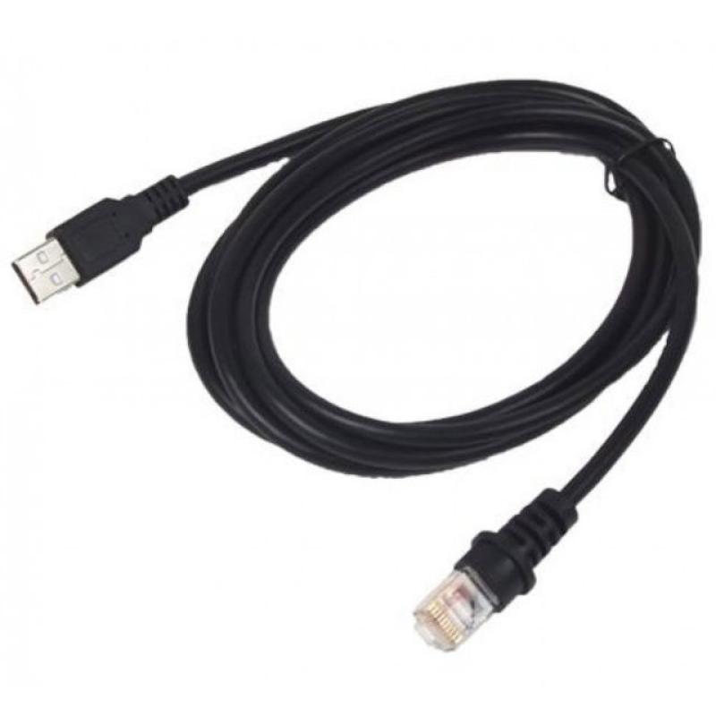 USB-Kabel Datalogic, 2m, glatt, schwarz USB-Kabel Datalogic, 2m, glatt, schwarz