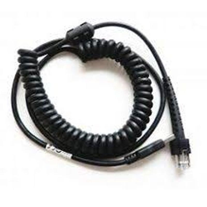 USB-Kabel Datalogic, 2,4m, coilled, schwarz USB-Kabel Datalogic, 2,4m, coilled, schwarz