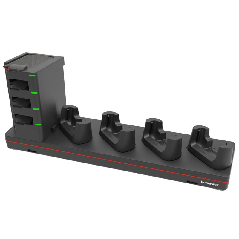 Honeywell CT4X Ladestation, 4-Fach, booted, inkl.: Netzteil, (Version mit Schutzhülle) Honeywell CT4X Ladestation, 4-Fach, booted, inkl.: Netzteil, (Version mit Schutzhülle)