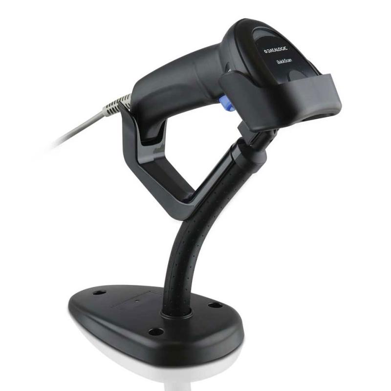 Datalogic QuickScan QD2220, 1D, USB-Kit, Standfuss, schwarz Datalogic QuickScan QD2220, 1D, USB-Kit, Standfuss, schwarz