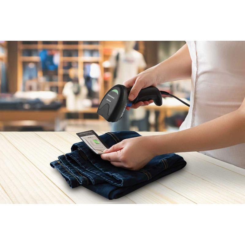 Datalogic QuickScan I QD2220 Serie, 1D, Imager, USB, Gun Only, schwarz Datalogic QuickScan I QD2220 Serie, 1D, Imager, USB, Gun Only, schwarz