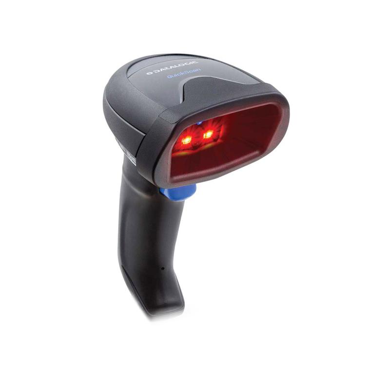 Datalogic QuickScan Lite QW2520, 2D, Imager, USB-Kit (coiled), IP52, Standfuß, schwarz Datalogic QuickScan Lite QW2520, 2D, Imager, USB-Kit (coiled), IP52, Standfuß, schwarz