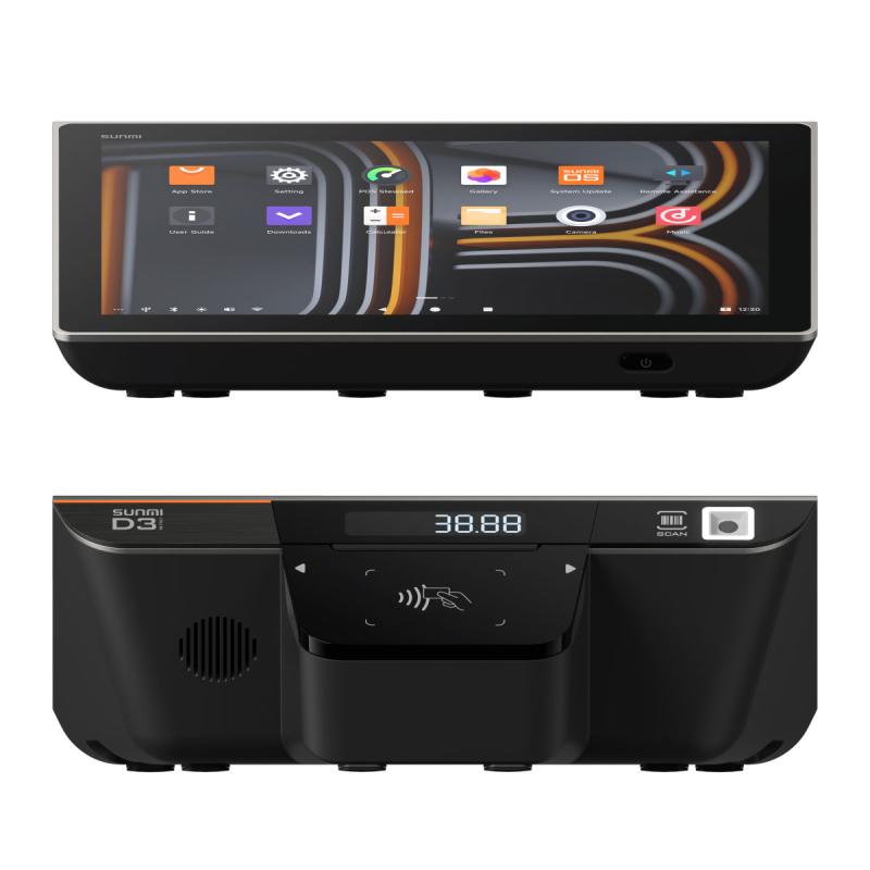 Sunmi D3 Mini, (10,1'') HD, 2D Scanner + 58mm Bondrucker, (A13)