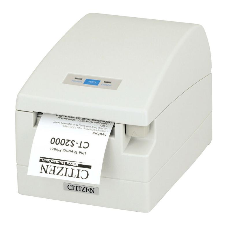 Bondrucker Citizen CT-S2000/L, RS232, 203dpi, weiß Bondrucker Citizen CT-S2000/L, RS232, 203dpi, weiß