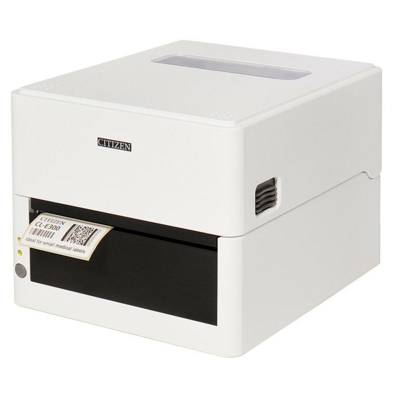 Citizen CL-E300, 8 Punkte/mm (203dpi), USB, RS232, Ethernet, weiß Citizen CL-E300, 8 Punkte/mm (203dpi), USB, RS232, Ethernet, weiß