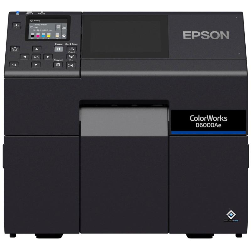ColorWorks D6000 dye ink, Peeler, Disp., USB, Ethernet, schwarz ColorWorks D6000 dye ink, Peeler, Disp., USB, Ethernet, schwarz