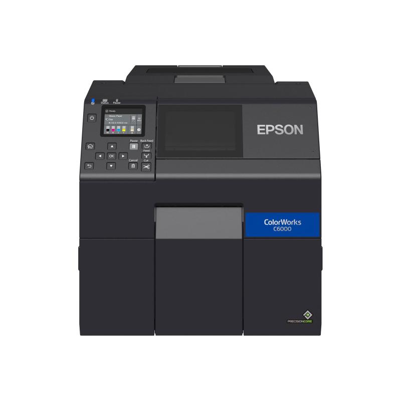 Epson ColorWorks CW-C6000Ae, Cutter, Disp., USB, Ethernet, schwarz Epson ColorWorks CW-C6000Ae, Cutter, Disp., USB, Ethernet, schwarz