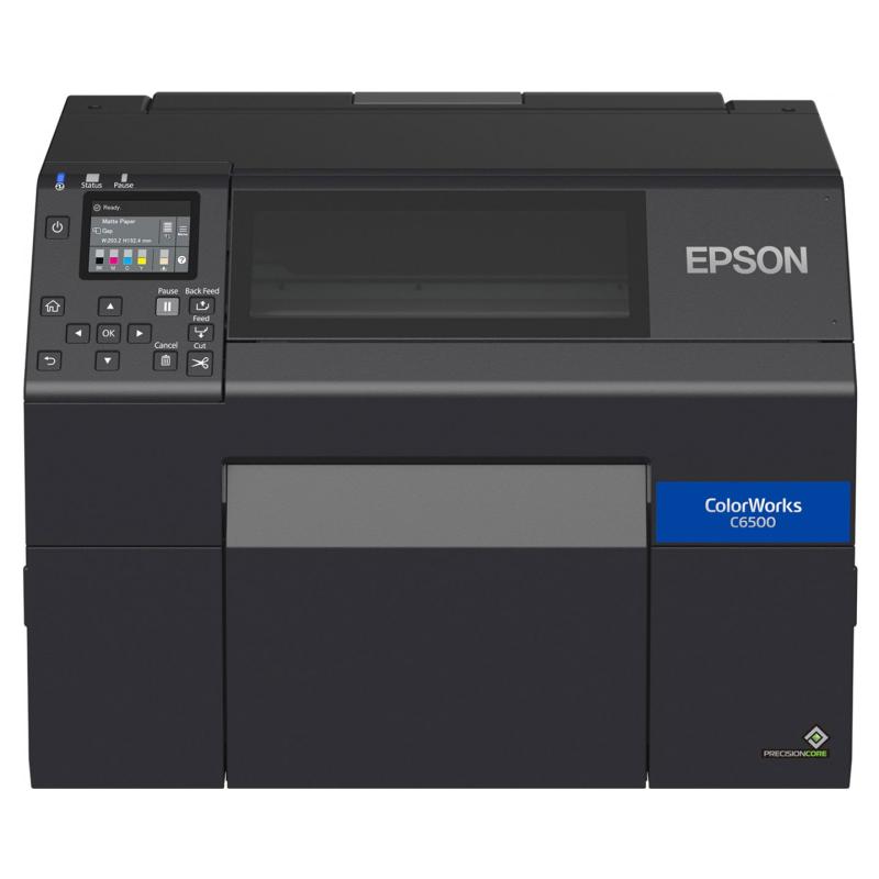 Epson ColorWorks CW-C6500Ae, Cutter, Disp., USB, Ethernet, schwarz Epson ColorWorks CW-C6500Ae, Cutter, Disp., USB, Ethernet, schwarz