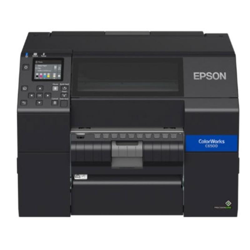 Epson ColorWorks CW-C6500Pe, matte black ink, Peeler, Disp., USB, Ethernet, schwarz Epson ColorWorks CW-C6500Pe, matte black ink, Peeler, Disp., USB, Ethernet, schwarz