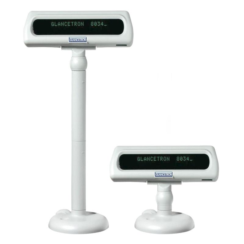 Fluoreszierendes POS Display (Typ1) seriell, weiß Fluoreszierendes POS Display (Typ1) seriell, weiß