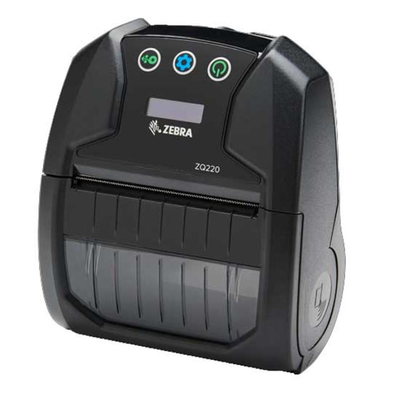 Zebra ZQ220, 8 Punkte/mm (203dpi), CPCL, USB, BT, schwarz Zebra ZQ220, 8 Punkte/mm (203dpi), CPCL, USB, BT, schwarz