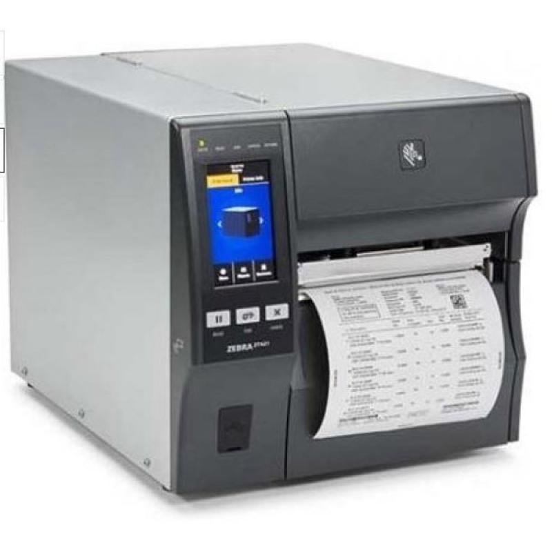 Zebra ZT421, 12 Punkte/mm (300dpi), Disp. (Farbe), RTC, RFID, EPL, ZPL, ZPLII, USB, RS-232, BT, Ethe Zebra ZT421, 12 Punkte/mm (300dpi), Disp. (Farbe), RTC, RFID, EPL, ZPL, ZPLII, USB, RS-232, BT, Ethe