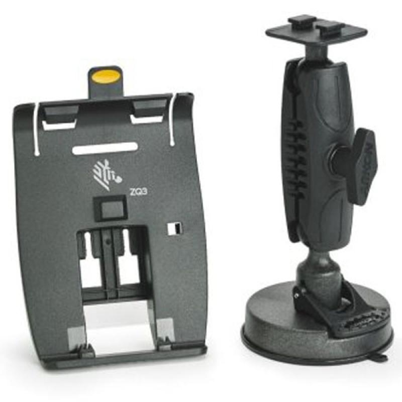 Zebra ZQ3xx KFZ-Halterung ZQ300-Serie für die Frontscheibe Zebra ZQ3xx KFZ-Halterung ZQ300-Serie für die Frontscheibe