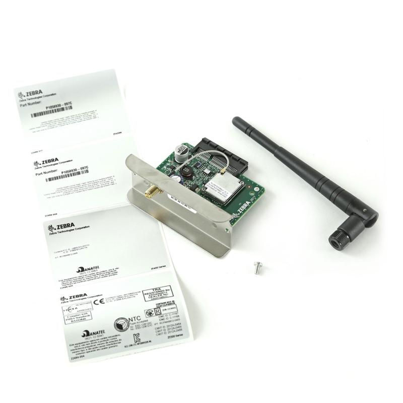 Zebra ZT200/400 Schnittstelle, WLAN Zebra ZT200/400 Schnittstelle, WLAN