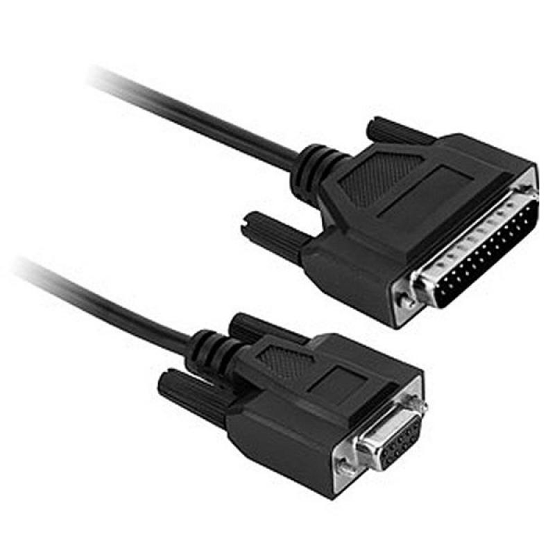 1,5 m RS232-Kabel für Epson-POS Drucker, schwarz 1,5 m RS232-Kabel für Epson-POS Drucker, schwarz