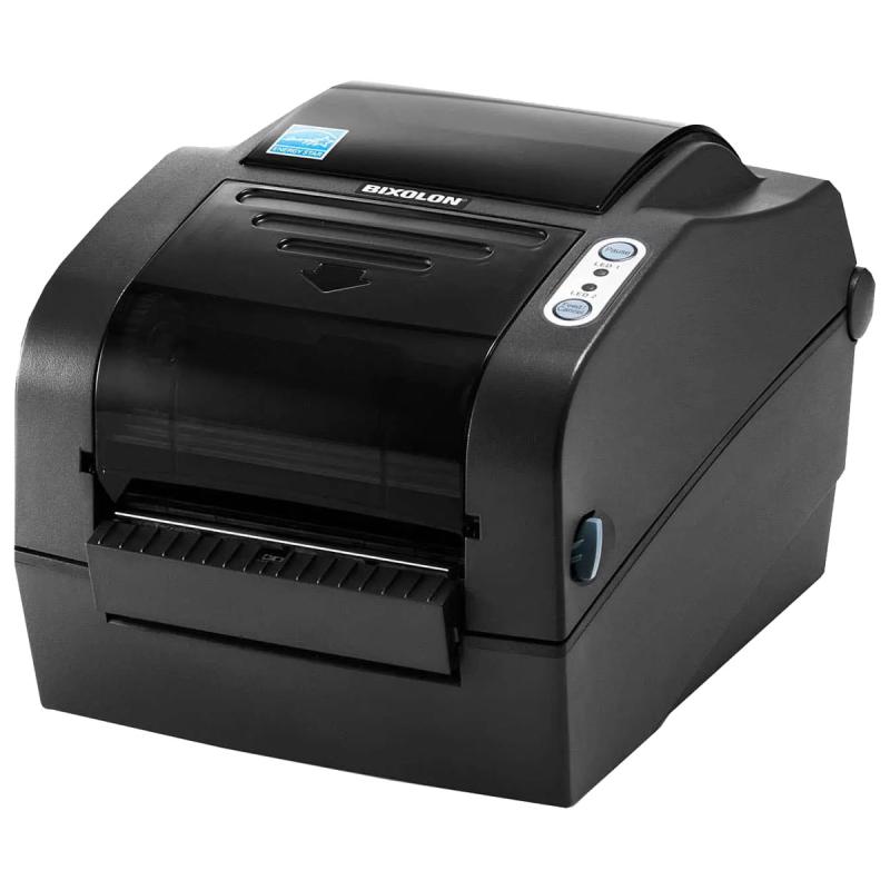 Bixolon SLP-TX423,TT, (300dpi), USB, RS232,LAN, Peeler, Black Mark, Gap, dunkelgrau Bixolon SLP-TX423,TT, (300dpi), USB, RS232,LAN, Peeler, Black Mark, Gap, dunkelgrau