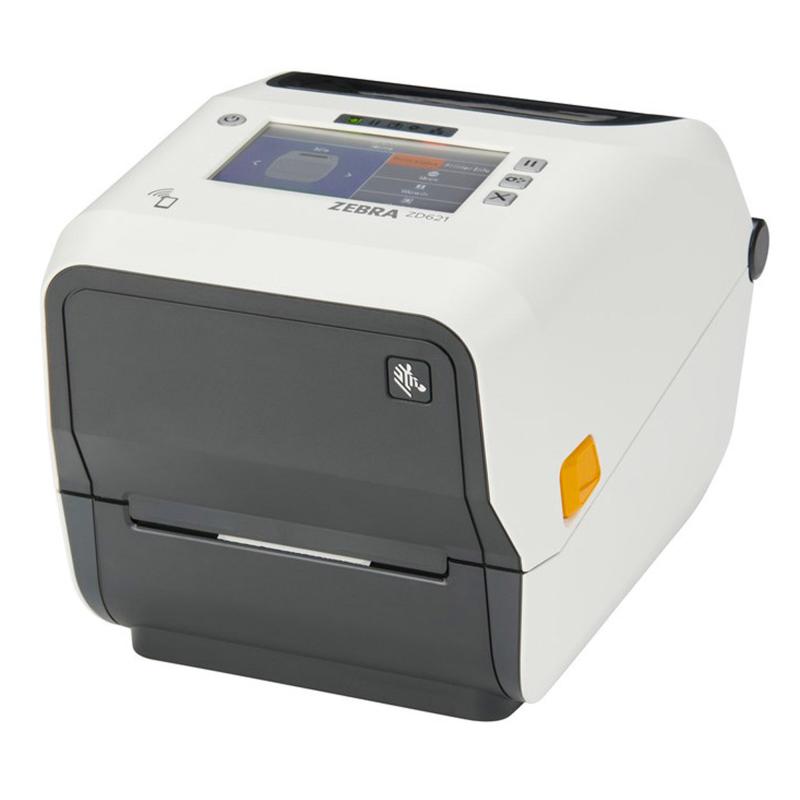Zebra ZD621t, HC, 12 Punkte/mm (300dpi), Disp., RTC, USB, USB-Host, RS232, BT, Ethernet, WLAN, weiß Zebra ZD621t, HC, 12 Punkte/mm (300dpi), Disp., RTC, USB, USB-Host, RS232, BT, Ethernet, WLAN, weiß