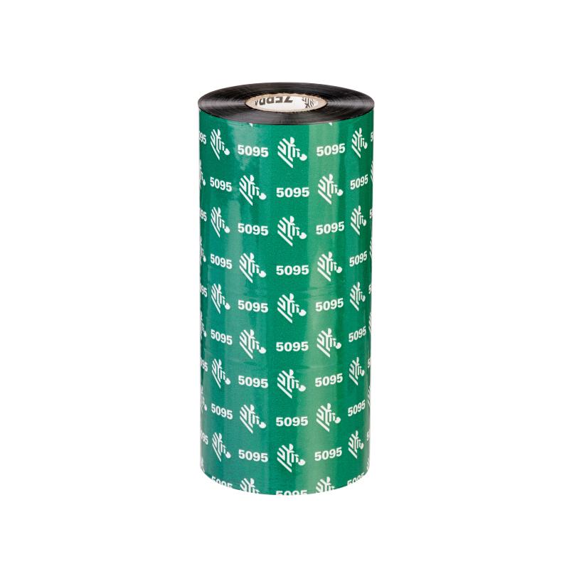 Thermotransferband, Zebra 5095, Harz, Rollenbreite:110mm, Kernbreite:110mm, Kern:25,4mm, Länge:450m Thermotransferband, Zebra 5095, Harz, Rollenbreite:110mm, Kernbreite:110mm, Kern:25,4mm, Länge:450m