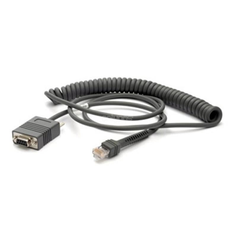 Zebra RS232-Kabel 2,7 m, gedreht, DB9F, TxD-2, 12V, bis -30°C einsetzbar Zebra RS232-Kabel 2,7 m, gedreht, DB9F, TxD-2, 12V, bis -30°C einsetzbar