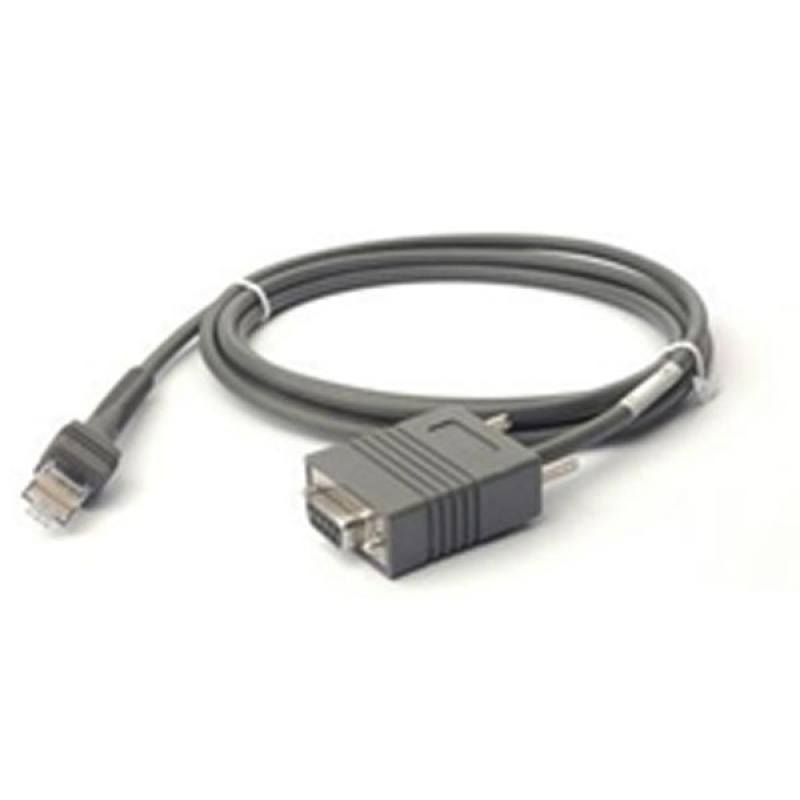 Zebra RS232-Kabel 4,6 m, glatt, DB-9, TxD-2, 12V Zebra RS232-Kabel 4,6 m, glatt, DB-9, TxD-2, 12V