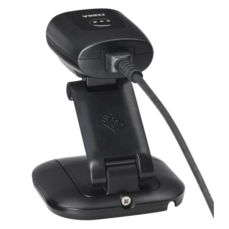 Zebra DS55, 2D, SR, Area Imager, Dual-IF, Kit (USB), schwarz, inkl. Standfuß Zebra DS55, 2D, SR, Area Imager, Dual-IF, Kit (USB), schwarz, inkl. Standfuß