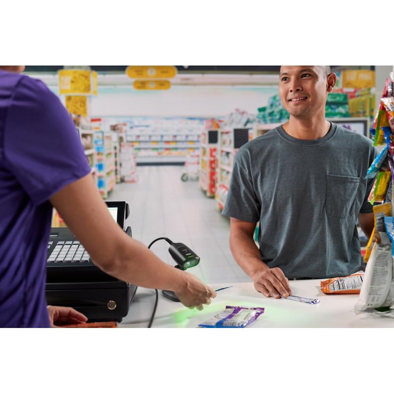 Zebra DS55, 2D, SR, Area Imager, Dual-IF, Kit (USB), schwarz, inkl. Standfuß Zebra DS55, 2D, SR, Area Imager, Dual-IF, Kit (USB), schwarz, inkl. Standfuß