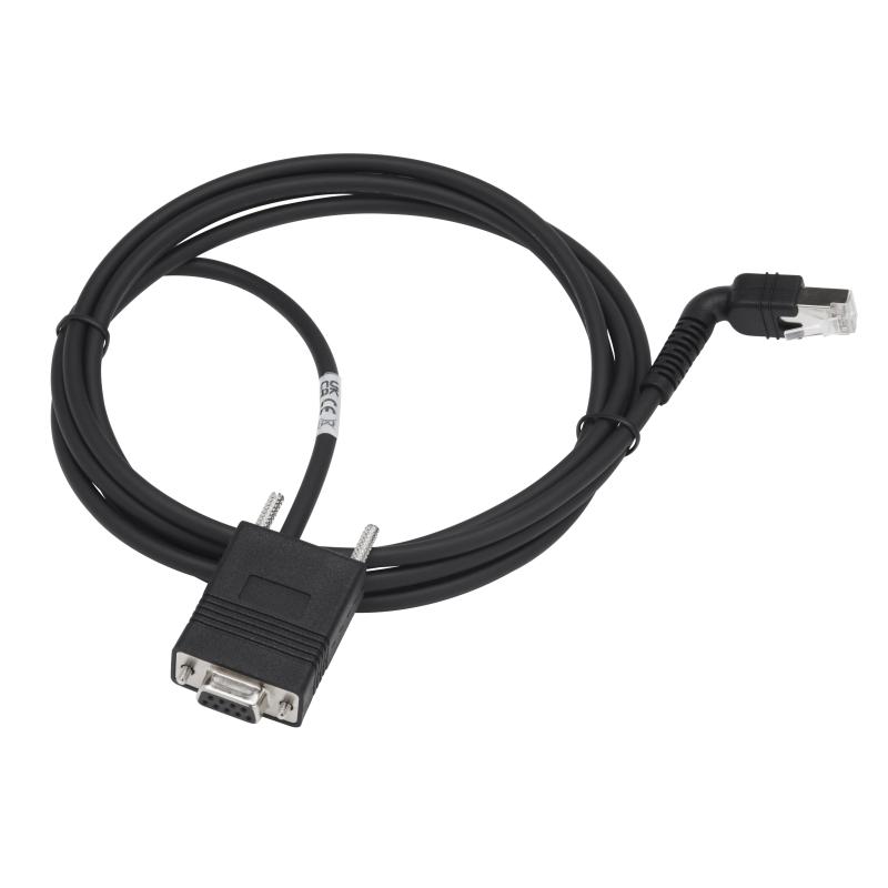 Verbindungskabel RS232, Länge: 2.1 m, angewinkelt Verbindungskabel RS232, Länge: 2.1 m, angewinkelt