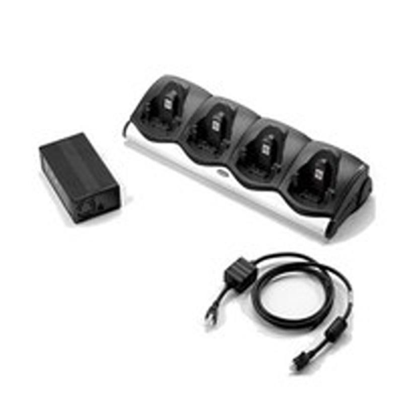 Zebra MC9X00 4-fach Lade-/Übertragungsstation, Ethernet, ohne Netzteil für MC 91/92/93-Series Zebra MC9X00 4-fach Lade-/Übertragungsstation, Ethernet, ohne Netzteil für MC 91/92/93-Series
