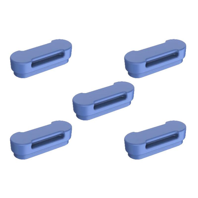 Zebra HC20/HC50 USB Cover blau 5er Pack Zebra HC20/HC50 USB Cover blau 5er Pack