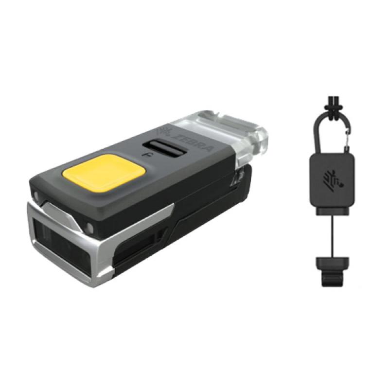 Zebra RS5100, Lanyard, 2D, SE4710, USB, BT, schwarz, silber, 480mAh Akku Zebra RS5100, Lanyard, 2D, SE4710, USB, BT, schwarz, silber, 480mAh Akku