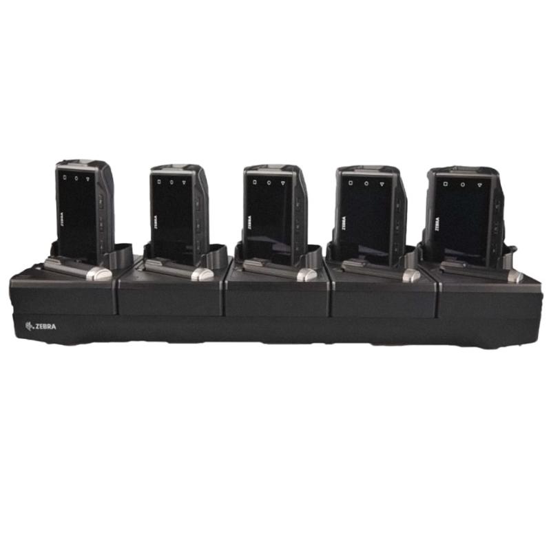 Zebra RS6000 5-fach Lade-/Übertragungsstation, Ethernet (mit 5 Akkuladefächern) Zebra RS6000 5-fach Lade-/Übertragungsstation, Ethernet (mit 5 Akkuladefächern)