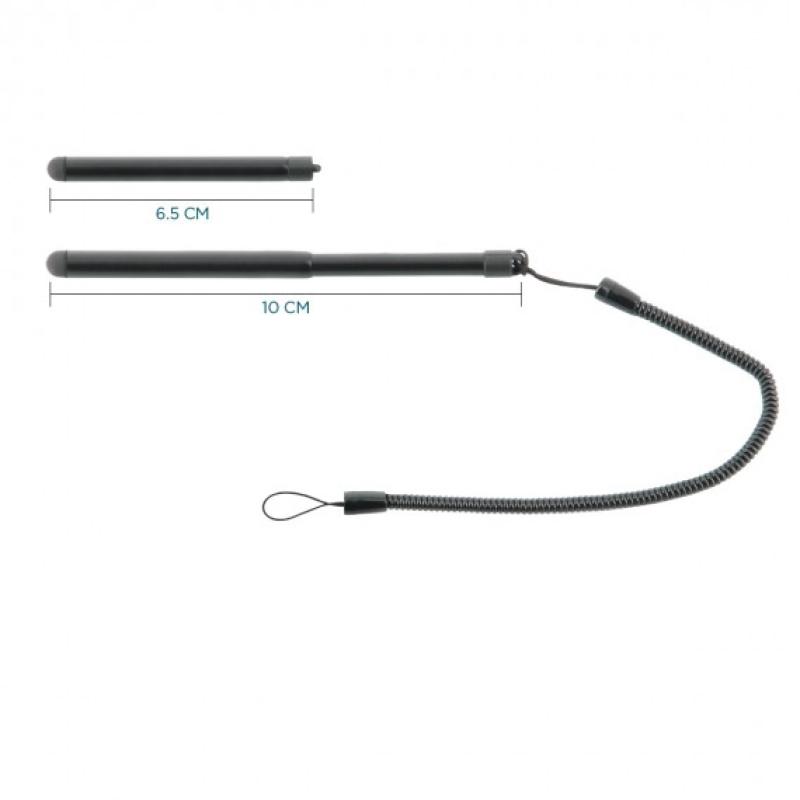 Mobilis 10x Schwarzer einziehbarer kapazitiver Eingabestift + Spiralkabel 001030 Mobilis 10x Schwarzer einziehbarer kapazitiver Eingabestift + Spiralkabel 001030