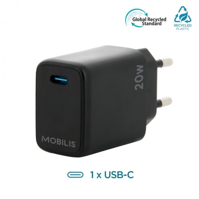 Mobilis Wandladegerät - 20W - 1 USB C 001361 Mobilis Wandladegerät - 20W - 1 USB C 001361