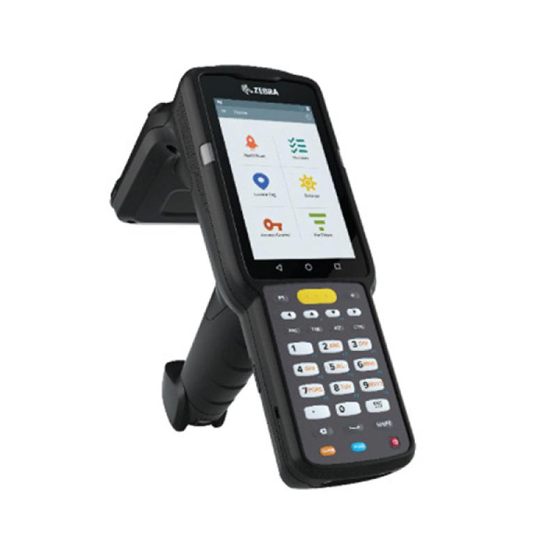 Zebra MC3330XR, 2D, SE4770, SR, BT, WLAN, NFC, 29-Key num., IP64, Gun, RFID, GMS, Android Zebra MC3330XR, 2D, SE4770, SR, BT, WLAN, NFC, 29-Key num., IP64, Gun, RFID, GMS, Android