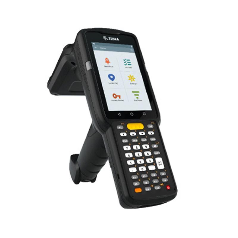 Zebra MC3330XR, 2D, SE4770, SR, BT, WLAN, NFC, 38-Key func.-num., IP64, Gun, RFID, GMS, Android Zebra MC3330XR, 2D, SE4770, SR, BT, WLAN, NFC, 38-Key func.-num., IP64, Gun, RFID, GMS, Android