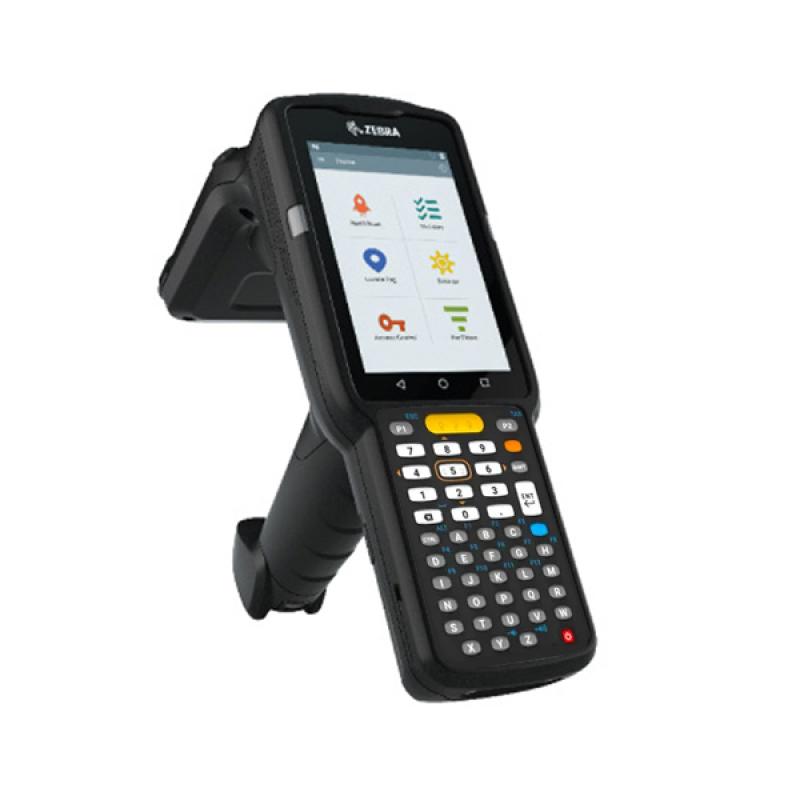 Zebra MC3330XR, 2D, SE4770, SR, BT, WLAN, 47-Key alphanum., IP64, Gun, RFID, IST, PTT, GMS, Android Zebra MC3330XR, 2D, SE4770, SR, BT, WLAN, 47-Key alphanum., IP64, Gun, RFID, IST, PTT, GMS, Android