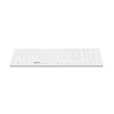 Tastatur GCQ CleanType®  Prime Pro+ TKG-110-GCQ-PR-WHITE-IP68-MAG-BACKL-USB-DE IP68 Tastatur GCQ CleanType®  Prime Pro+ TKG-110-GCQ-PR-WHITE-IP68-MAG-BACKL-USB-DE IP68